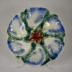 Digoin Sarreguemines Starfish Majolica Oyster Plate – SOLD